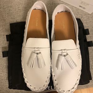 Celine Slip On Moccasin with Tassels